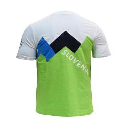 Otroška navijaška majica Peak SLK-31P, zeleno-bela, velikost 3XS / 128 cm