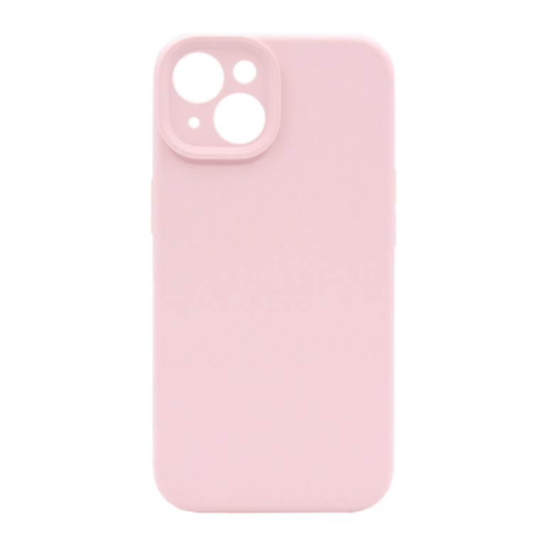 Silikonski ovitek (liquid silicone) za Apple iPhone za 14 Plus, Soft, pastelno roza