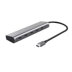 Portni razdelilnik Trust USB - C HUB Halyx, 4 x USB - C, 1 x USB - C PD