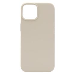 Silikonski ovitek (liquid silicone) za Apple iPhone 14, mehak, stone