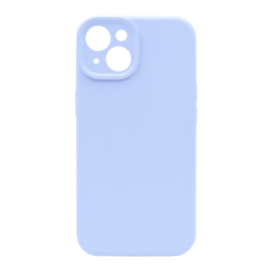 Silikonski ovitek (liquid silicone) za Apple iPhone 14 Plus, Soft, svetlo modra