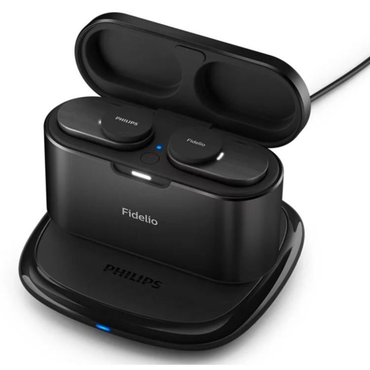 Brezžične slušalke Philips Fidelio T1BK, črna