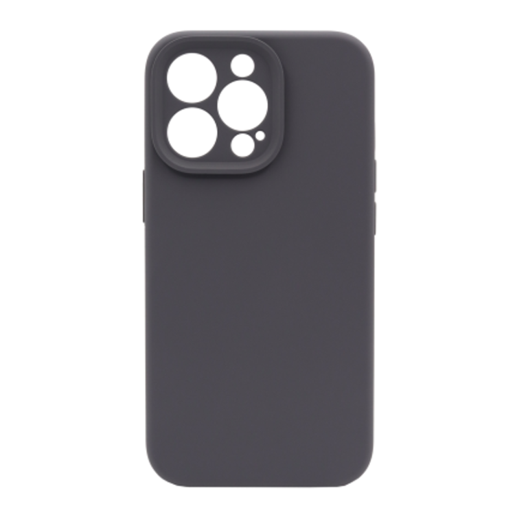 Silikonski ovitek (liquid silicone) za Apple iPhone 15 Pro Max, Soft, temno siva