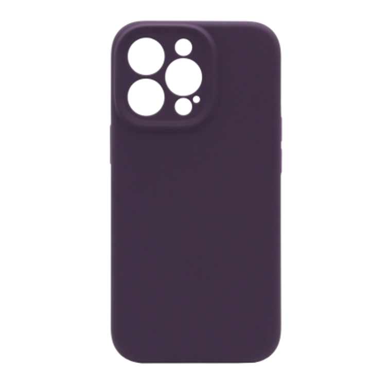 Silikonski ovitek (liquid silicone) za Apple iPhone 14 Pro, Soft, temno vijolična