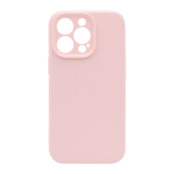 Silikonski ovitek (liquid silicone) za Apple iPhone 15 Pro Max, Soft, pastelno roza