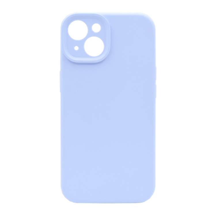 Silikonski ovitek (liquid silicone) za Apple iPhone 15, Soft, svetlo modra