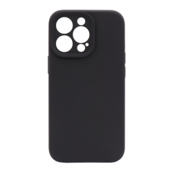 Silikonski ovitek (liquid silicone) za Apple iPhone 14 Pro, Soft, črna