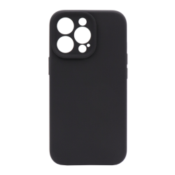 Silikonski ovitek (liquid silicone) za Apple iPhone 15 Pro Max, Soft, črna
