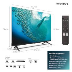 Televizor Philips 43PUS7009, 4K UHD, Smart TV, diagonala 108 cm