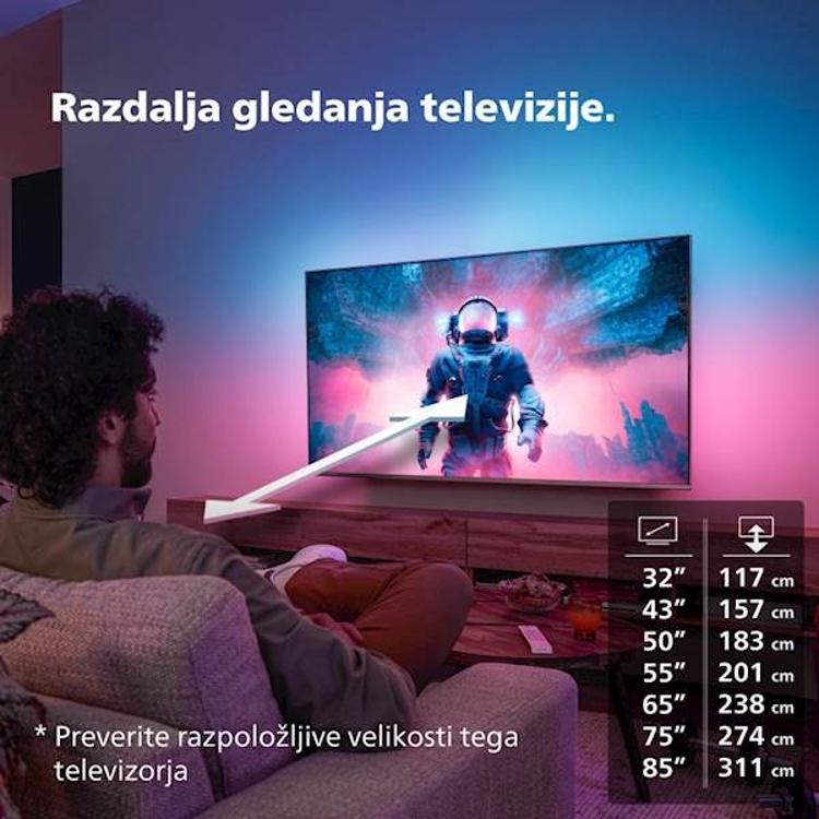 Televizor Philips 43PUS7009, 4K UHD, Smart TV, diagonala 108 cm