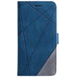 Samsung Galaxy S22, preklopna torbica (WLGO-Lines), modra_1