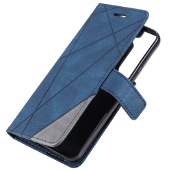 Samsung Galaxy S22, preklopna torbica (WLGO-Lines), modra_5