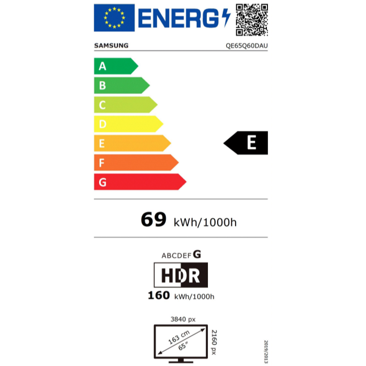 Televizija Samsung 65Q60D, QLED 4K, Smart TV, diagonala 165 cm