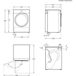 Sušilni stroj Electrolux EW8H259ST, 9 kg, A++