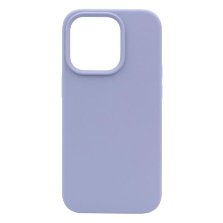 Silikonski ovitek (liquid silicone) za Apple iPhone 13 Pro Max, mehak, modra