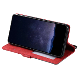 Preklopna torbica za Xiaomi Redmi Note 13, WLGO-Lines, rdeča