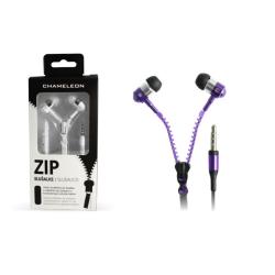 Ušesne slušalke Chameleon 3.5 HI-FI, ZIP 2040, mikrofon, žične stereo slušalke, vijolične
