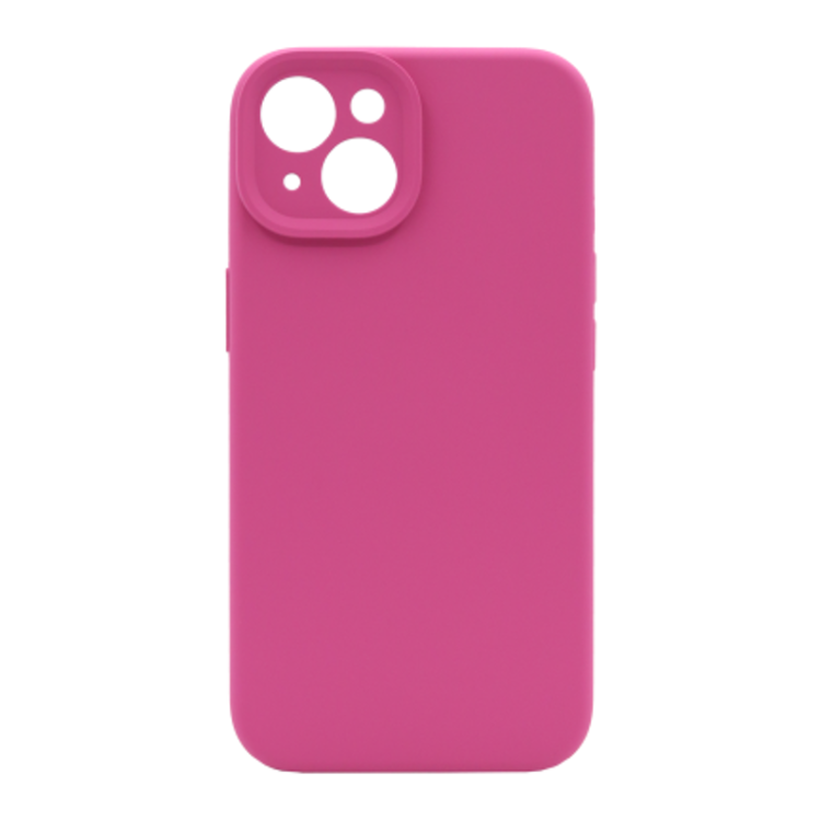 Silikonski ovitek (liquid silicone) za Apple iPhone 14 Plus, Soft, temno roza