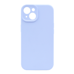 Silikonski ovitek (liquid silicone) za Apple iPhone 15 Plus, Soft, svetlo modra
