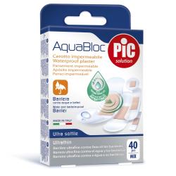 Antibakterijski obliž PiC Aquabloc Mix 40 x