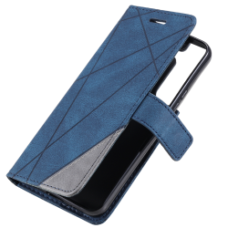 Samsung Galaxy S22+, preklopna torbica (WLGO-Lines), modra_5