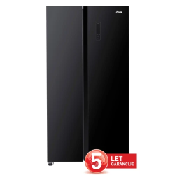 Ameriški hladilnik VOX SBS 6015 BL E, črn, no - frost, črn 