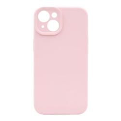 Silikonski ovitek (liquid silicone) za Apple iPhone 13, N-Soft, svetlo roza