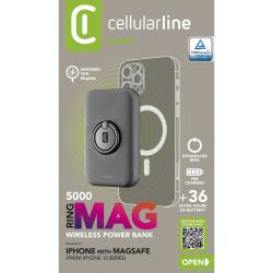 Prenosna baterija CellularLine MagSafe, 5000 mAh, brezžična
