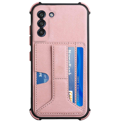 Samsung Galaxy S21 FE, gumiran ovitek z žepkom (TPUL), roza_1
